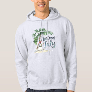 Sudadera Muñeco de nieve de playa en Navidad en julio & Pal