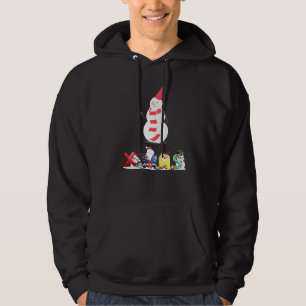 Sudadera Muñeco de nieve de pug de Navidad pijama festivo d
