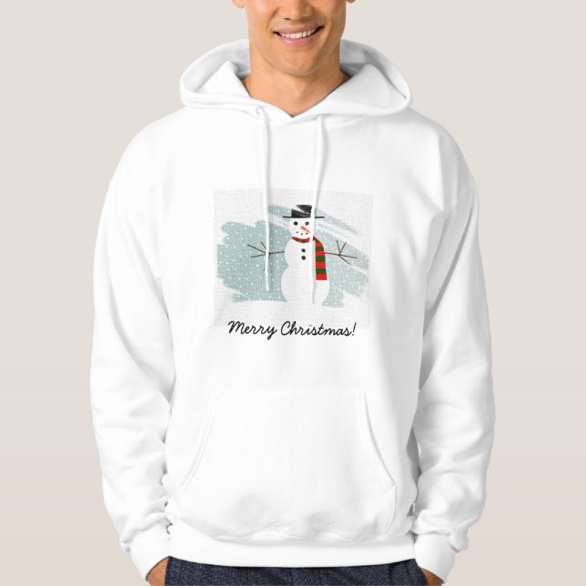 Sudadera Muñeco de nieve del navidad (Anverso)