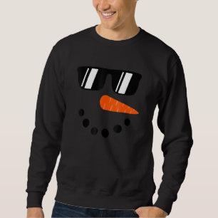 Sudadera Muñeco de nieve Para niños pequeños gafas Navidad