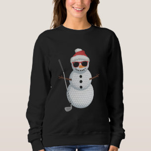Sudadera Muñeco de nieve Santa Bola de Golf Regalo de Navid