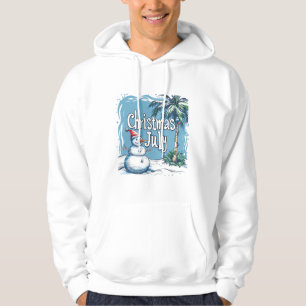 Sudadera Muñeco de nieve y diseño de palmera de Navidad en 