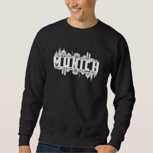 Sudadera Munich Alemania City Cityscape Idea divertida de r
