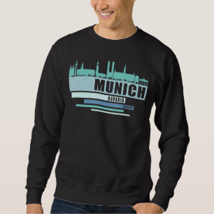 Sudadera Munich Bavaria Alemania Souvenir - Skyline Munich