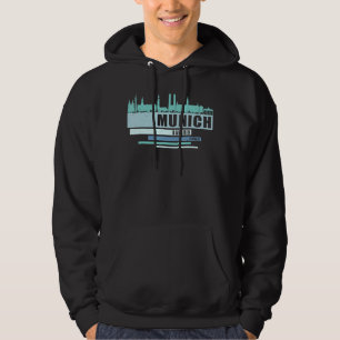 Sudadera Munich Bavaria Alemania Souvenir - Skyline Munich