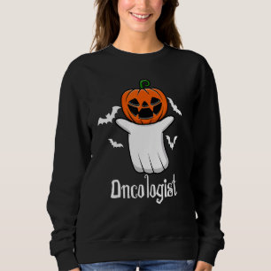 Sudadera Murciélago Calabaza Fantasma Oncología Genial Hall