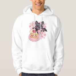 Sudadera Murciélago Hambriento y Tarta de Fresa