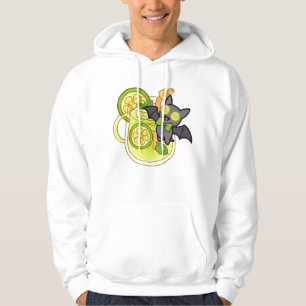 Sudadera Murciélago Kawaii Adorable con Cóctel de Limonada