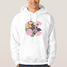 Sudadera Murciélago travieso y flan de caramelo Kawaii