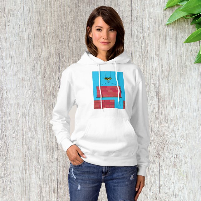 Sudadera Muro de ladrillo de la grúa de construcción (Subido por el creador)