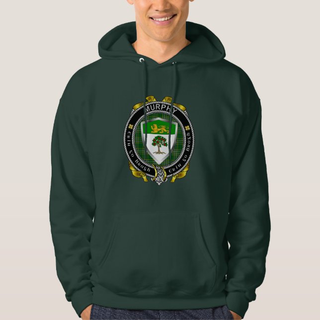 Sudadera Murphy Irish Shield Hoodie (Anverso)