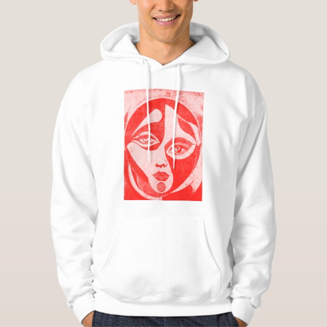 Sudadera Musa en Movimiento: Gracia Abstracta (Anverso)