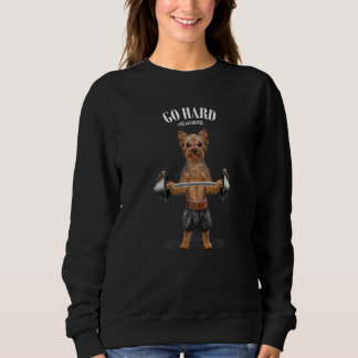 Sudadera Músculo del perro del Territorio de Yorkshire Weig