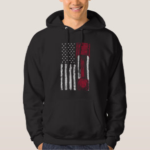 Sudadera Musculosa americana con pistón de bandera estadoun