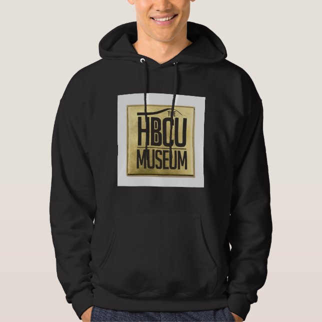 Sudadera Museo HBCU de Oro y Negro (Anverso)