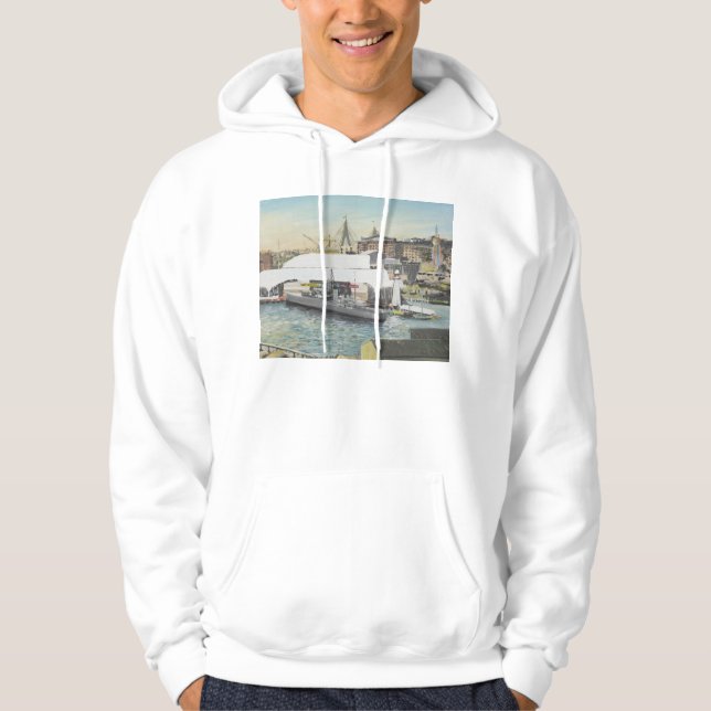 Sudadera Museo marítimo de Sydney del balcón del hotel. (Anverso)