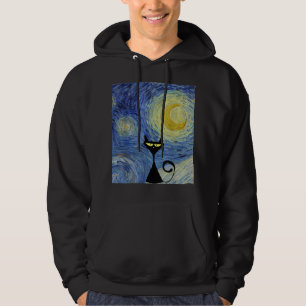 Sudadera Museo Nocturno De La Noche Del Gato Negro Van Gogh