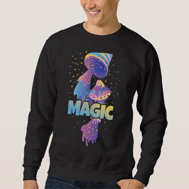 Sudadera Musgos Mágicos Coloridos De Micología Para Hippies (Anverso)