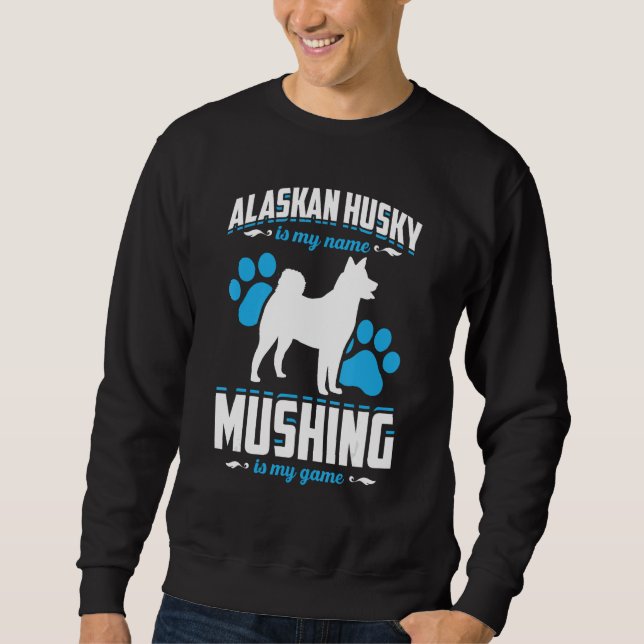 Sudadera Mushing Race For Dog Sledding Dog Sled Rider Mushe (Anverso)