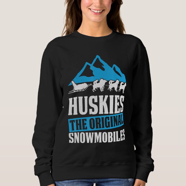 Sudadera Mushing Race For Dog Sledding Dog Sled Rider Mushe (Anverso)