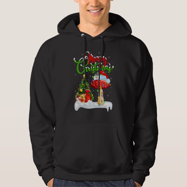 Sudadera Mushroom   Xmas Decorations Santa Mushroom Christm (Anverso)