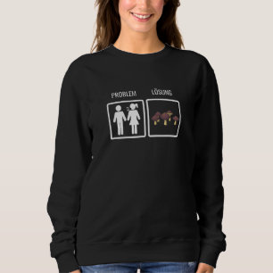 Sudadera Mushrooms Masculinos Recolectando Solución Problem