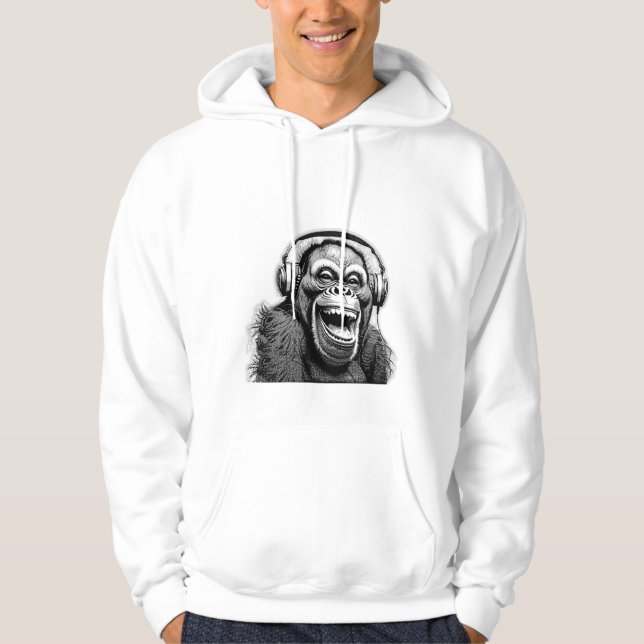 Sudadera Music Ape (Anverso)