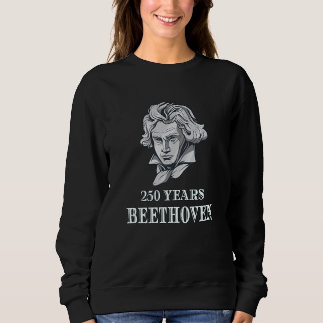 Sudadera Música - 250 Años De Ludwig van Beethoven (Anverso)
