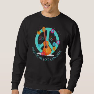Sudadera Música Amor Guay Música hippie Tee