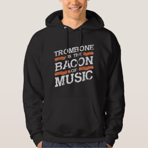 Sudadera Música Bacon Trombonista Banda de Música Trombón