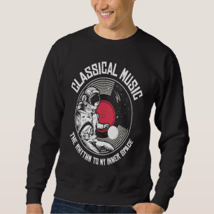 Sudadera Música Clásica Astronauta Espacial Astronomía Vini