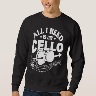 Sudadera Música Clásica Sinfiosinfónica de Violín y Cello