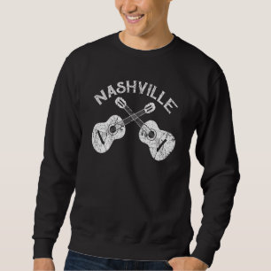 Sudadera Música Country de Nashville Tennessee Guitarra Ret