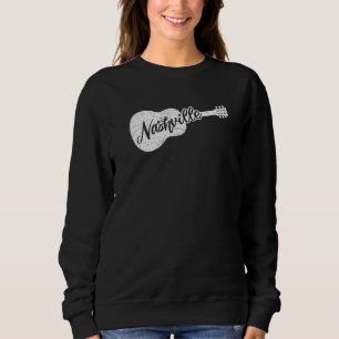 Sudadera Música Country de Nashville Tennessee Guitarra Ret