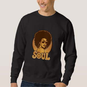 Sudadera Música de Alma de Funk Vintage, Brotha, Sista Retr