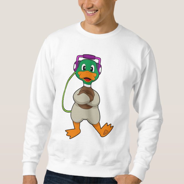 Sudadera Música de audífono de Duck (Anverso)