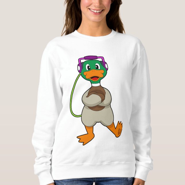 Sudadera Música de audífono de Duck (Anverso)