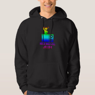 Sudadera Música De Casa Toda La Vida Largo Edm Dj Rainbow P