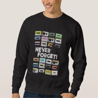Sudadera Música de Cassette Tapes Mixtapes 1980