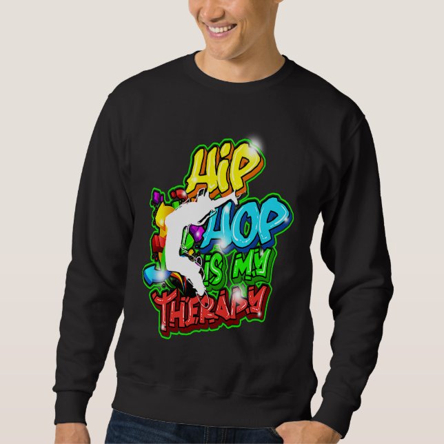 Sudadera Música de chicos raperos de freestyle de hiphop be (Anverso)