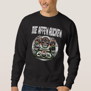 Sudadera Música De Dj Monkey Pone Al Mono De La Música Rock