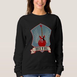 Sudadera Música de guitarra Roch N Roll