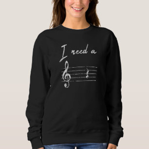 Sudadera Música De Jazz De Música Que Necesito Un Motif De 