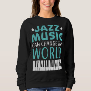 Sudadera Música de jazz, instrumentos musicales género musi