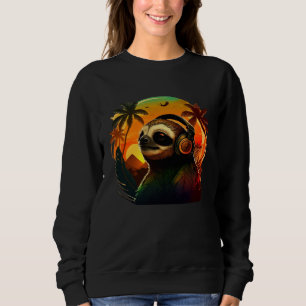 Sudadera Música de Perezoso Reggae Rasta Rastafari Hippie J