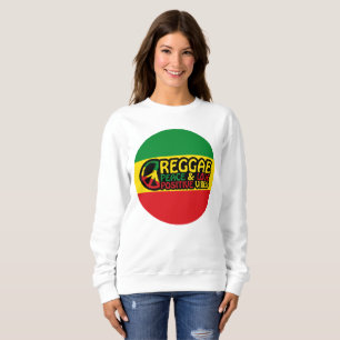 Sudadera Música de reggae con citas positivas