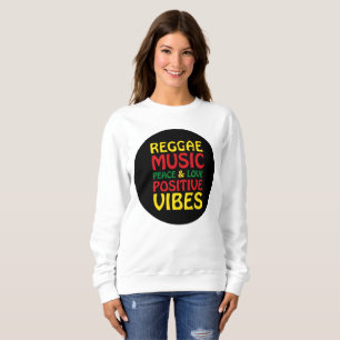 Sudadera Música de reggae con dichos positivos