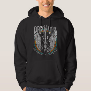 Sudadera Música de Rock And Roll Guitarra
