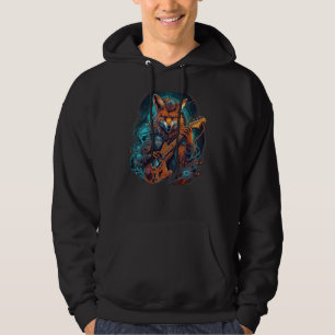 Sudadera Música de Rock con Guitarra Eléctrica Zorro