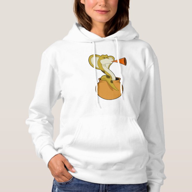 Sudadera Música de trompeta de serpiente (Anverso)